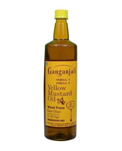 Ganganjali Oil Yellow Mustard Wood Press